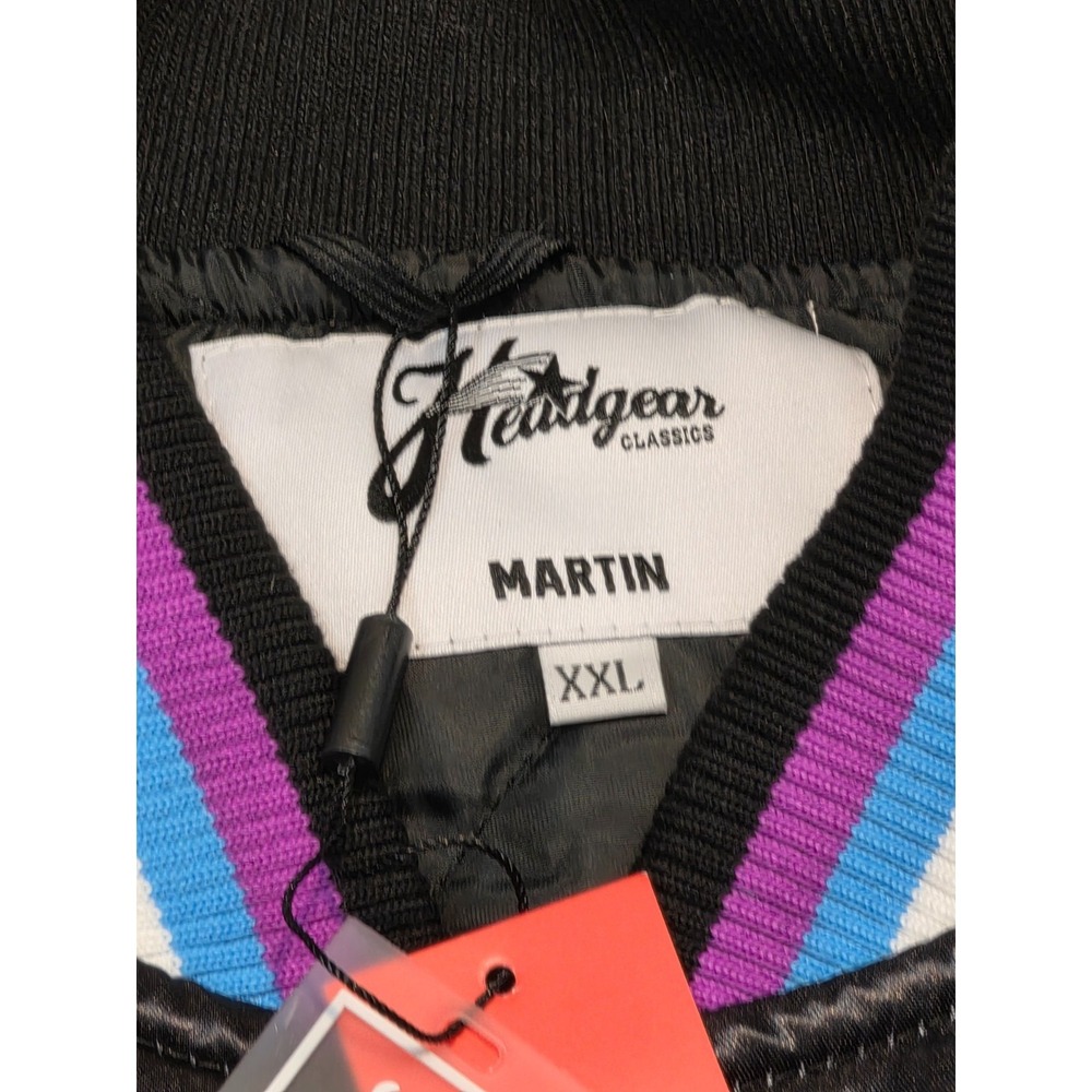 Headgear Classics Martin 8 Ball Satin Jacket XXL HGC051 Multicolor Retro NWT - Picture 4 of 16